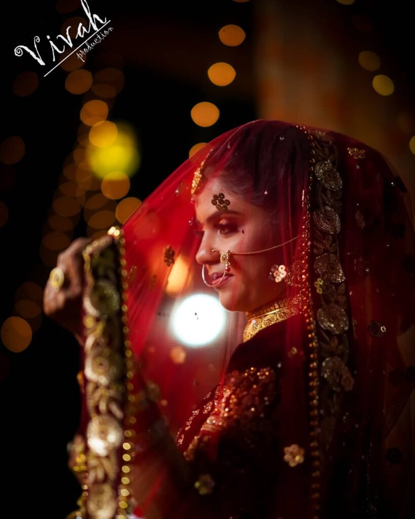 bridal photoshoot with vivah production